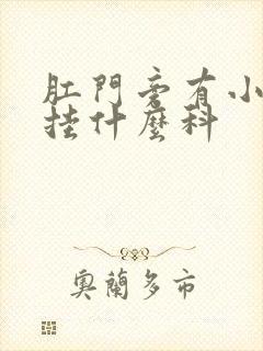 肛门旁有小疙瘩挂什么科