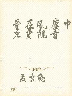 爱在风尘中短剧免费观看