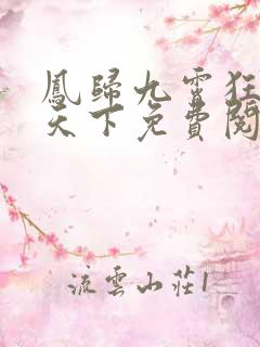 凤归九霄狂妃逆天下免费阅读全文 凤归九霄狂妃逆天下免费阅读全文