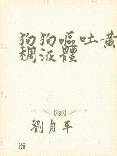 狗狗呕吐黄色粘稠液体