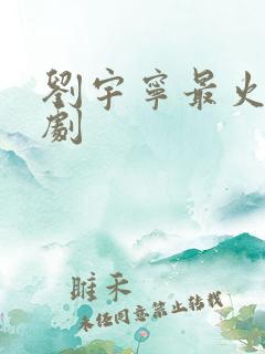 刘宇宁最火三部剧