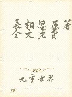 长相思原著小说全文免费