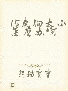 15岁胸太小了怎么办啊