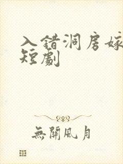 入错洞房嫁对郎短剧