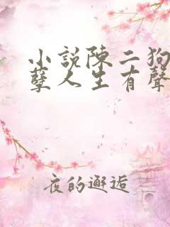 小说陈二狗的妖孽人生有声 小说陈二狗的妖孽人生有声