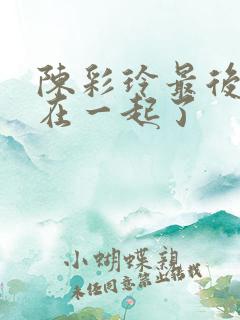 陈彩玲最后和谁在一起了