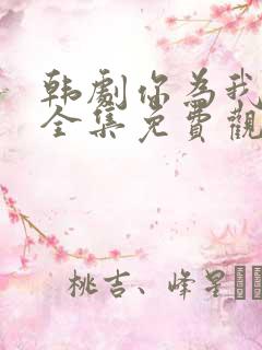 韩剧你为我着迷全集免费观看