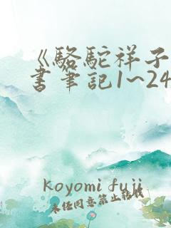 《骆驼祥子》读书笔记1~24章