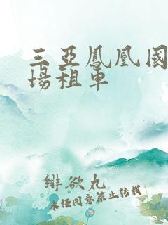 三亚凤凰国际机场租车