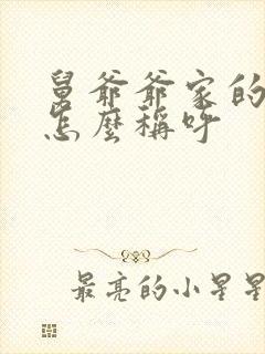 舅爷爷家的儿子怎么称呼