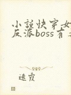 小说快穿女配之反派boss有毒