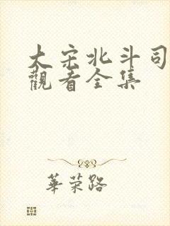 大宋北斗司免费观看全集 大宋北斗司免费观看全集