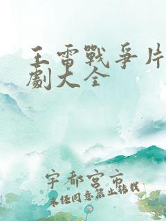 王雷战争片电视剧大全