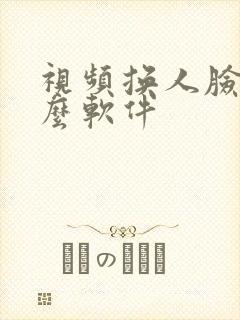 视频换人脸用什么软件