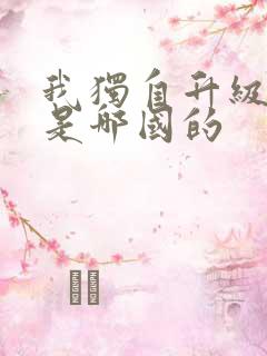 我独自升级漫画是哪国的
