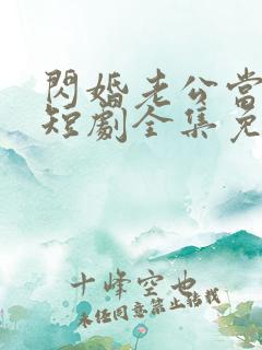 闪婚老公当真了短剧全集免费 闪婚老公当真了短剧全集免费
