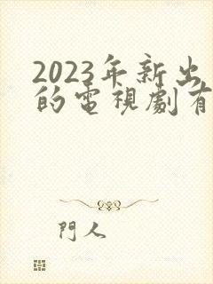 2023年新出的电视剧有哪些