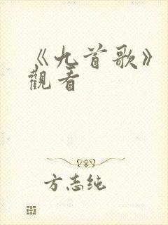 《九首歌》在线观看