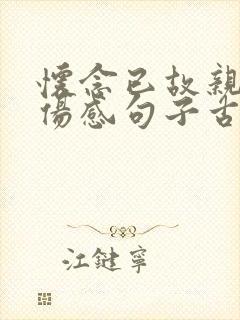 怀念已故亲人的伤感句子古诗大全