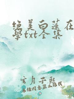 绝美白莲在线教学txt全集