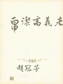 白洁高义老七王申