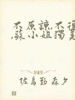 不原谅,不复合,苏小姐独美 txt