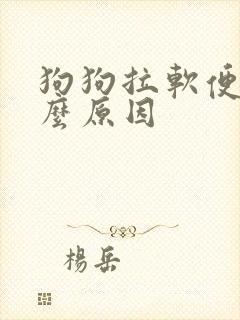 狗狗拉软便是什么原因