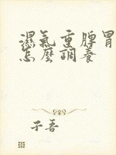 湿气重脾胃不好怎么调养