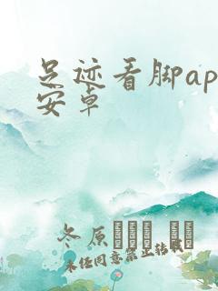 足迹看脚app安卓