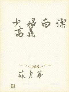 少 妇 白 洁 高义