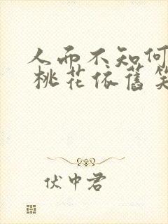 人面不知何处去 桃花依旧笑春风是什么意思