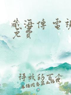 藏海传 电视剧免费