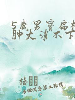5岁男宝扁桃体肿大消不下去怎么办