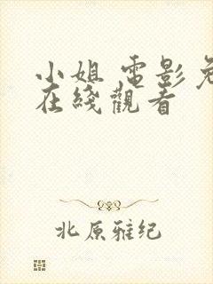 小姐 电影免费在线观看