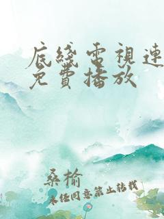 底线电视连续剧免费播放