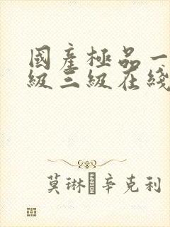 国产极品一级二级三级在线