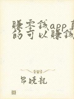 赚零钱app真的可以赚钱吗