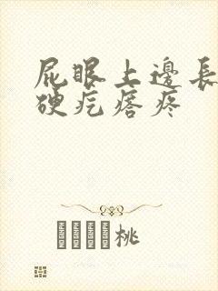 屁眼上边长了个硬疙瘩疼