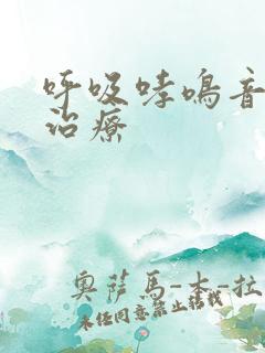 呼吸哮鸣音怎么治疗