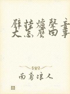 壁挂炉声音特别大怎么回事