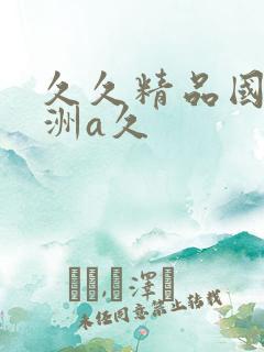 久久精品国产亚洲a久