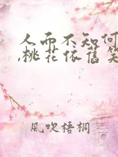 人面不知何处去,桃花依旧笑春风全诗 人面不知何处去,桃花依旧笑春风全诗