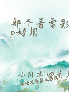 哪个看电影app好用 哪个看电影app好用