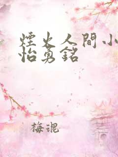 烟火人间小说雪怡勇铭