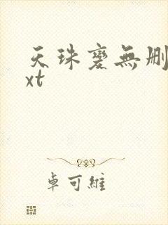 天珠变无删减txt