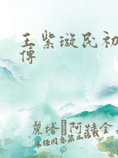 王紫璇民初奇人传