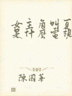 女主角叫夏琳的是什么电视剧