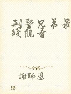 刑警兄弟最新在线观看