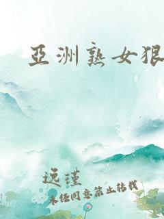 亚洲熟女狠狠操