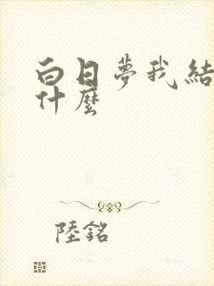 白日梦我结局是什么